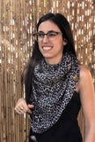 סינר הנקה צעיף הנקה דו-צדדי מנומר אפור אורבני - One size